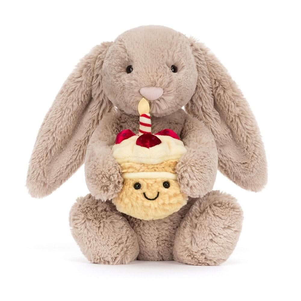 jellycat bashful beige birthday bunny soft toy jellycat 509195 jellycat bashful beige birthday bunny soft toy jellycat 509195