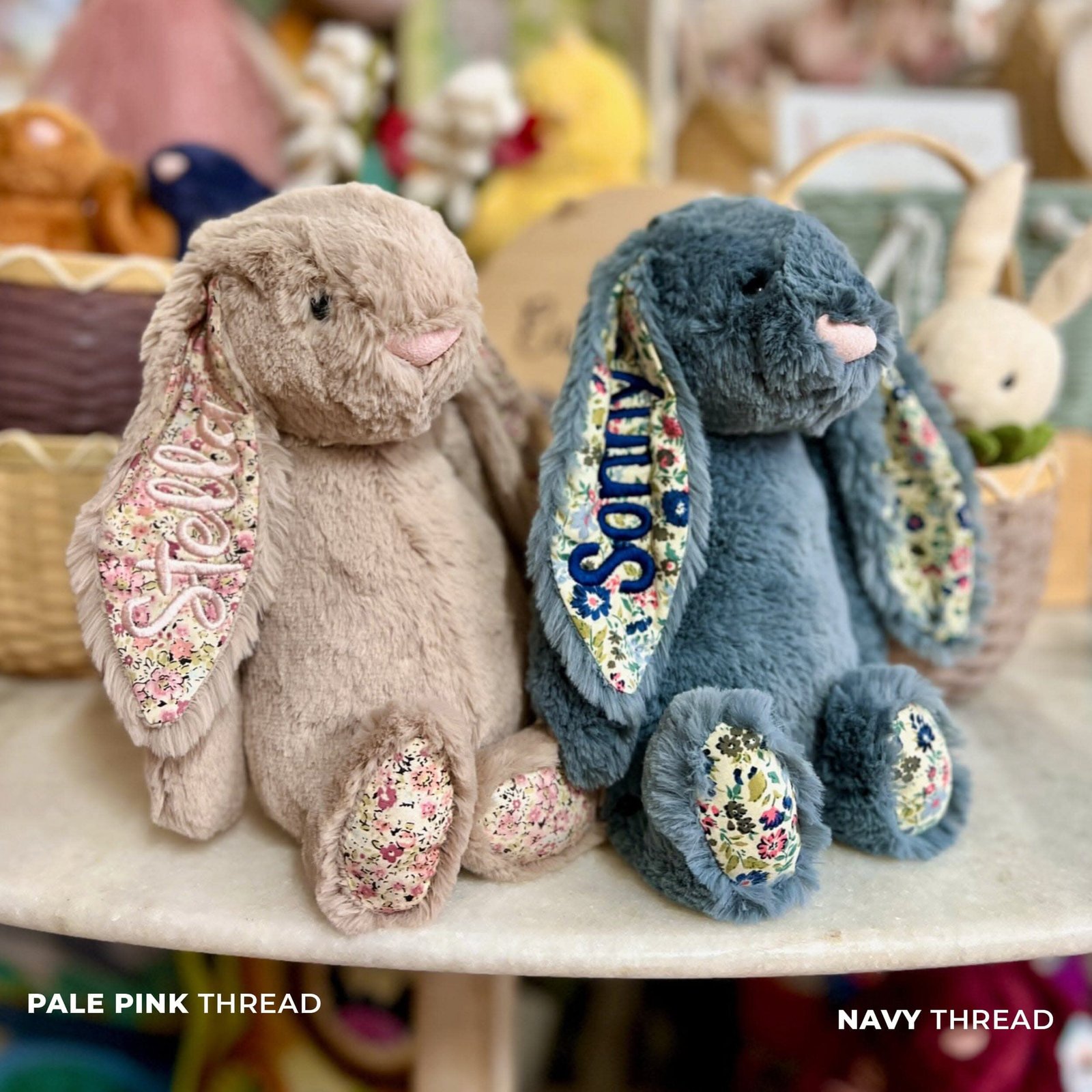 jellycat bashful blossom dusky blue bunny medium soft toy jellycat 924510 jellycat bashful blossom dusky blue bunny medium soft toy jellycat 924510