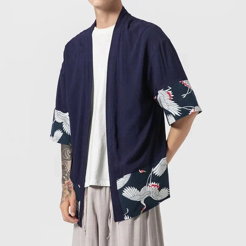 kawaiies plushies plush softtoy japanese themed minimalist crane mens kimono jacket apparel 790834 kawaiies plushies plush softtoy japanese themed minimalist crane mens kimono jacket apparel 790834