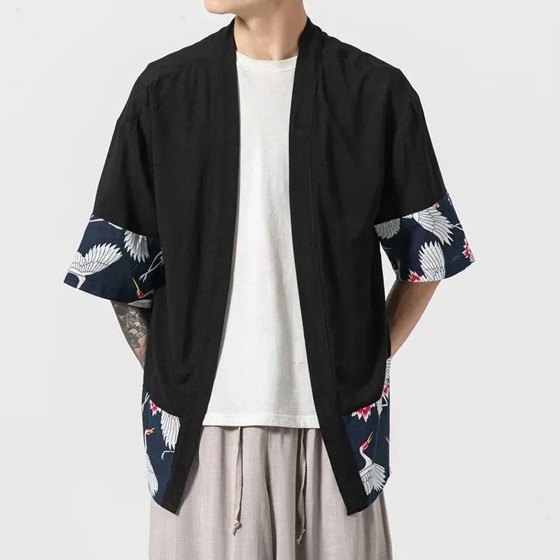 kawaiies plushies plush softtoy japanese themed minimalist crane mens kimono jacket apparel 864767 kawaiies plushies plush softtoy japanese themed minimalist crane mens kimono jacket apparel 864767