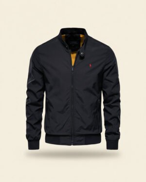 rl bomber classic jacket black s 666 1
